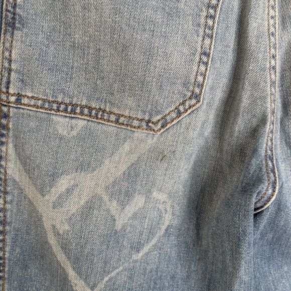 Pilcro Kenna Mid Rise Heritage Barrel Jeans Heart - Picture 7 of 8